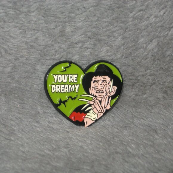 Horror Nightmare on Elm Street St Freddy You're Dreamy Metal Enamel Pin 251034A2 - Picture 1 of 7